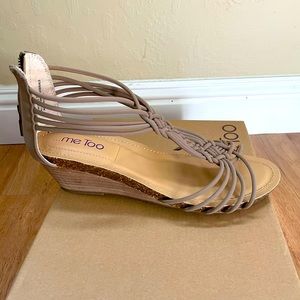 Beige sandals. Brand new women’s size 9.5